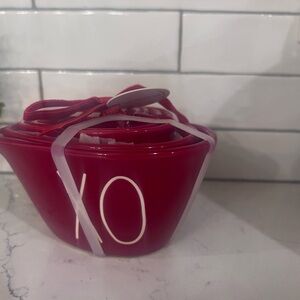 NWT Rae Dunn Red XO Heart Measuring Cups Valentines